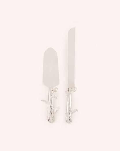 Acorn Cake Knife & Lifter (Set of 2)
