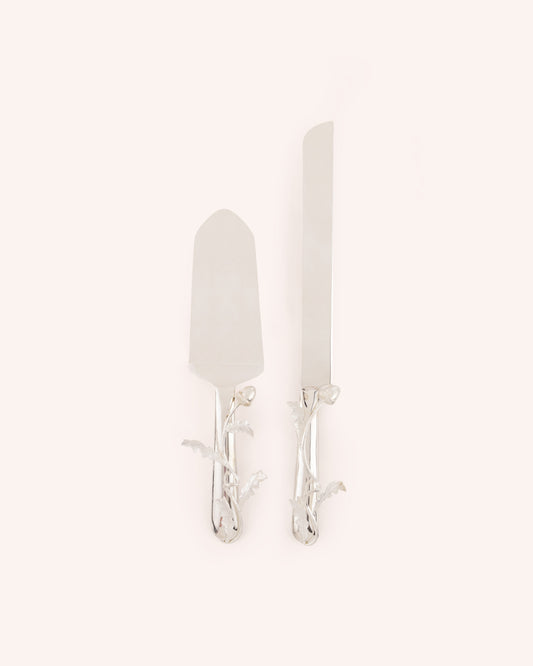 Acorn Cake Knife & Lifter (Set of 2)