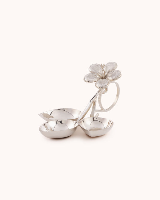 Tri-Blossom Diya