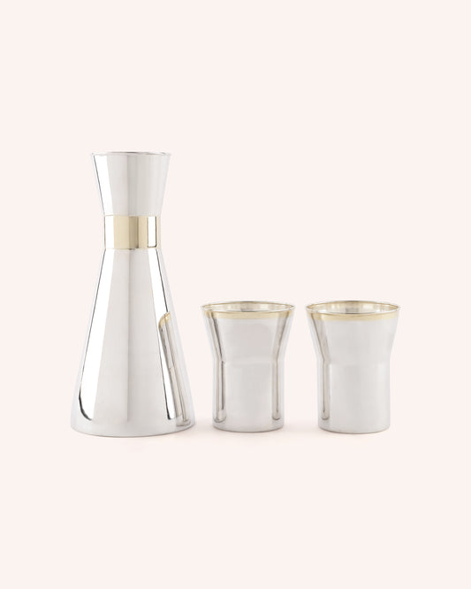 Polished Silver Jug Set