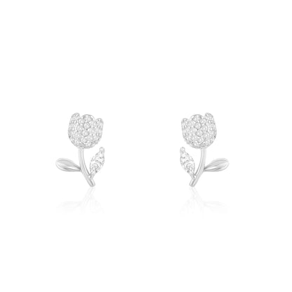 Rose Bloom Earrings