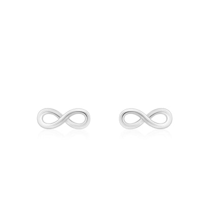 Infinity Loop Silver Earring