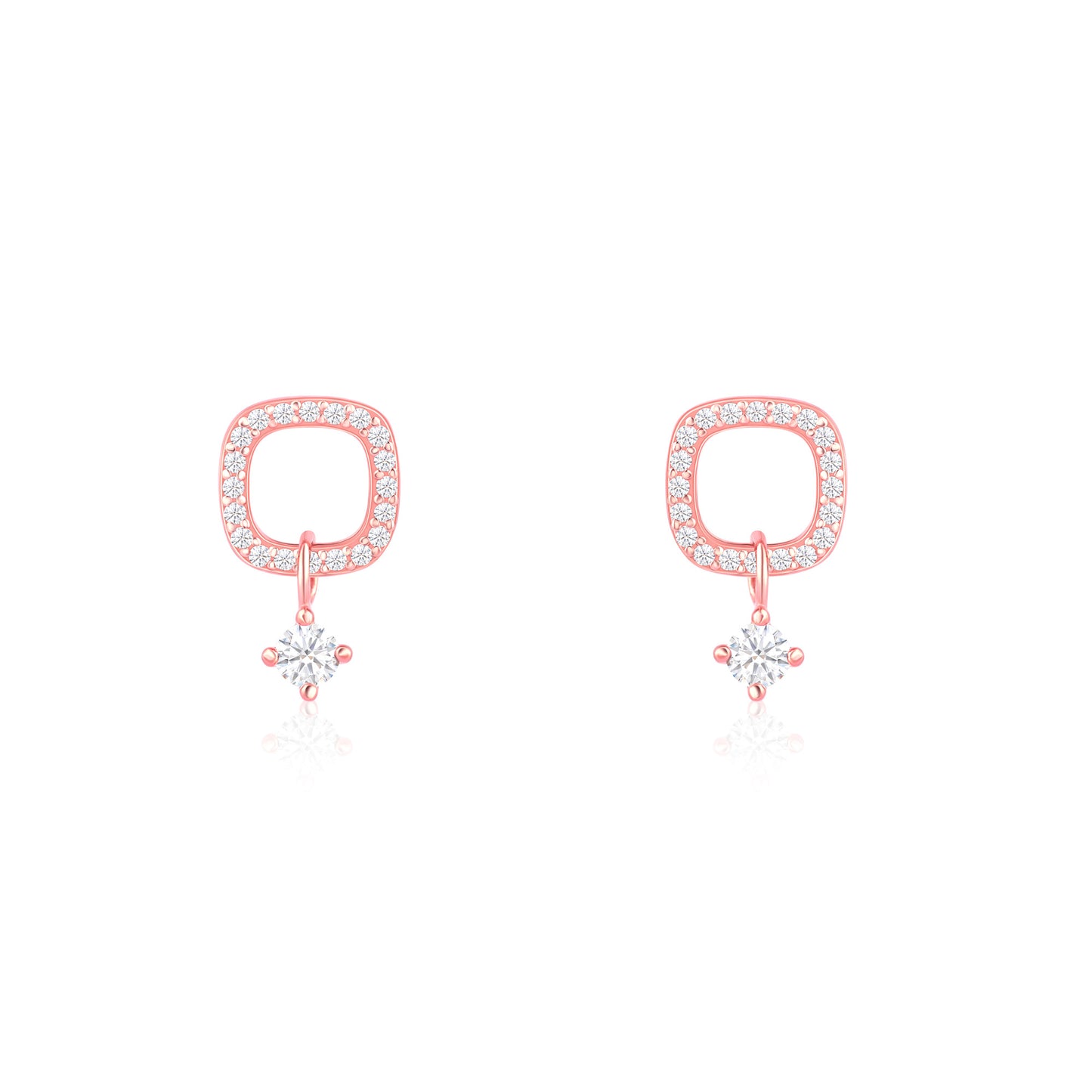 Aurelle Drop Stud Earrings
