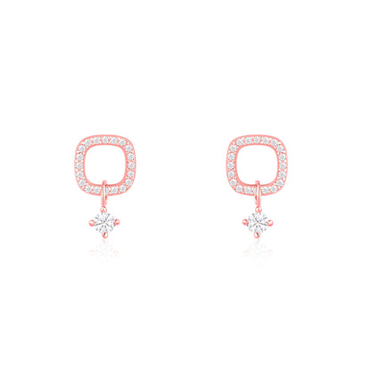 Aurelle Drop Stud Earrings