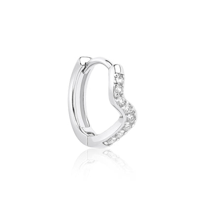 Diamond Arc Earrings