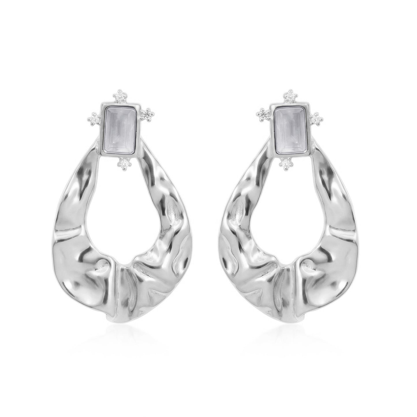 Artisan Silver Drop Earrings
