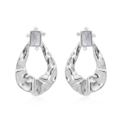 Artisan Silver Drop Earrings