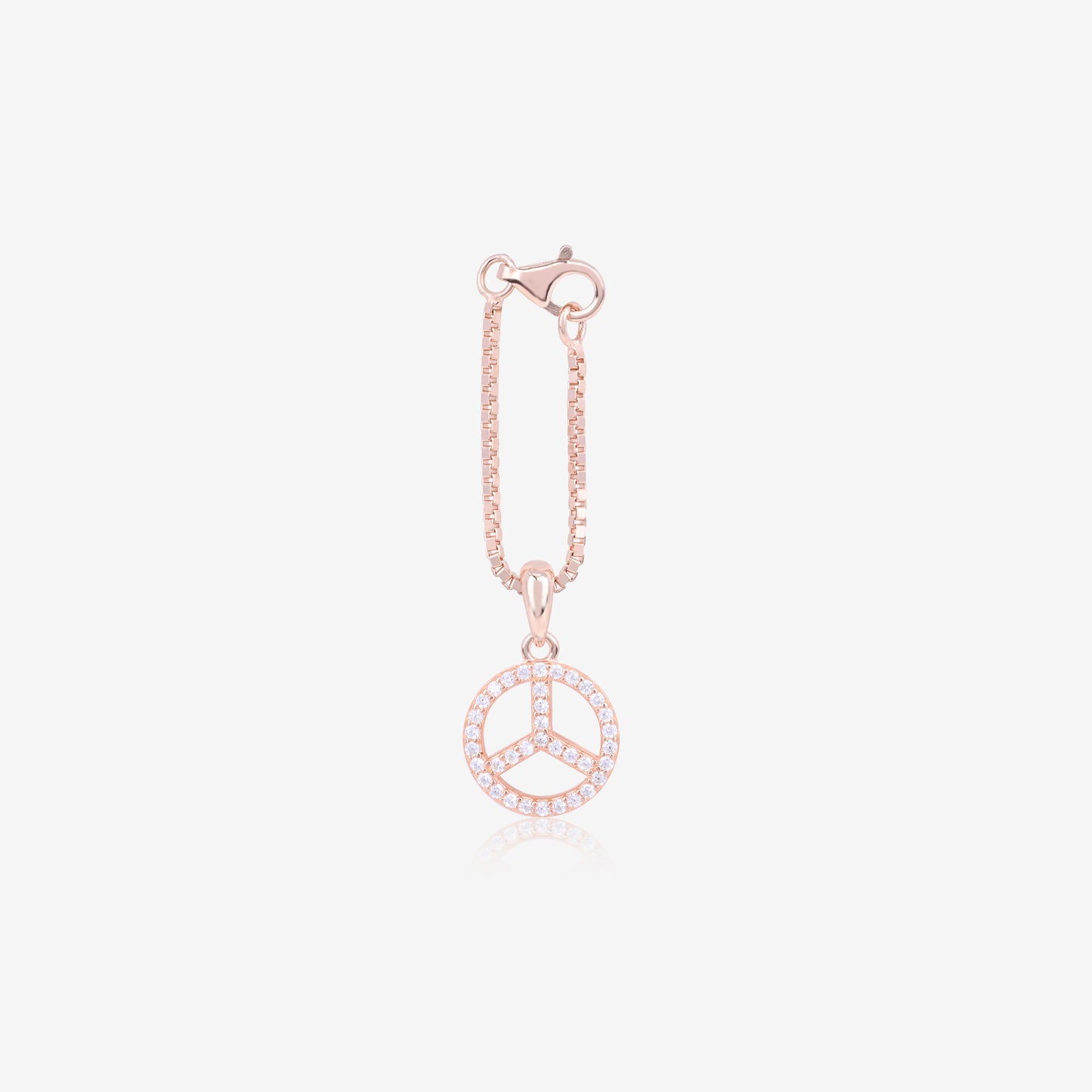 Harmony Peace Charm In Rose Gold
