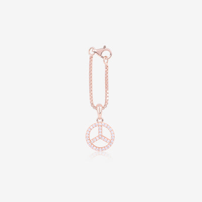 Harmony Peace Charm In Rose Gold