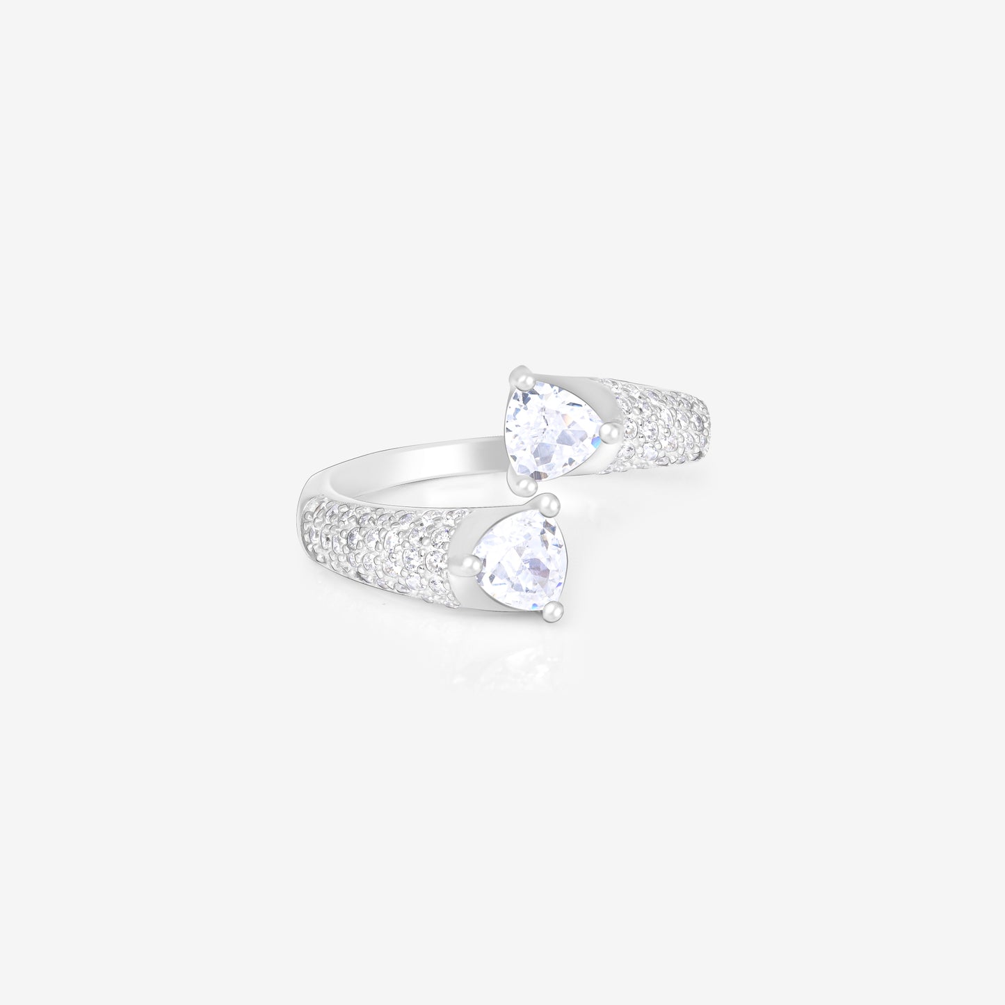 Radiant Teardrop Ring