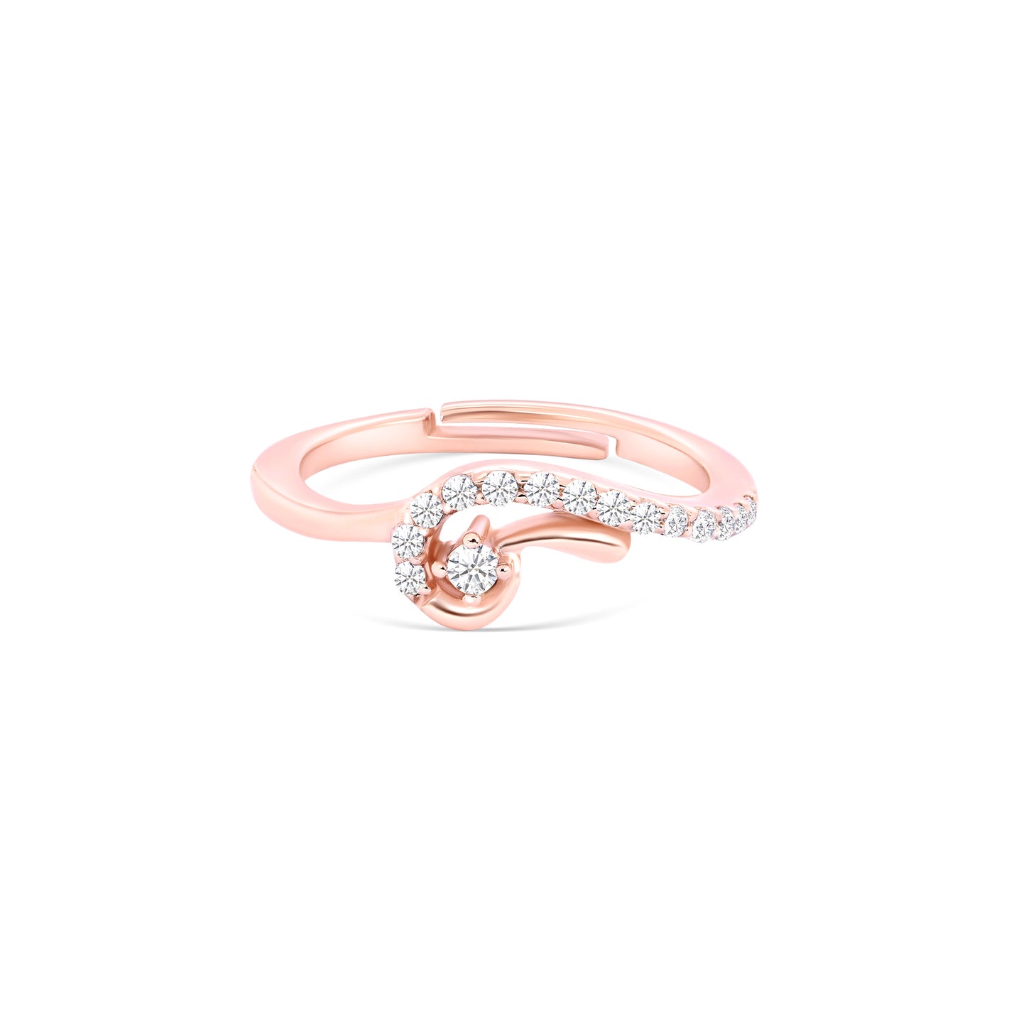 Celestial Loop Ring | Rose Gold