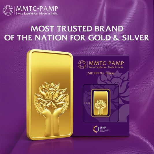 31.1g Lotus Gold Bar 24K (999.9+) Purest (Copy)