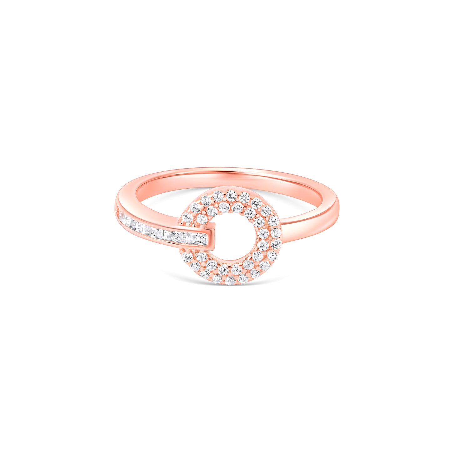 Eternal Halo Ring | Rose Gold