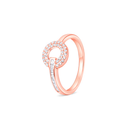 Eternal Halo Ring | Rose Gold