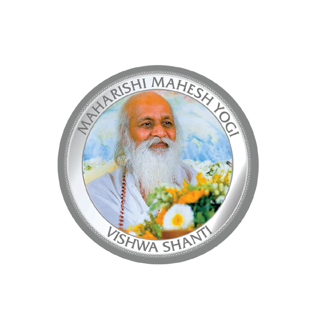 Maharishi Mahesh Yogi RAAM RAJ 31.1gm Silver Coin
