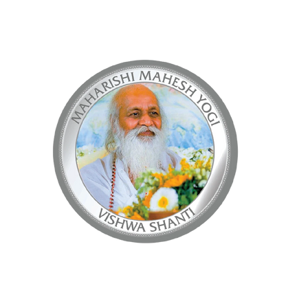 Maharishi Mahesh Yogi RAAM RAJ 31.1gm Silver Coin
