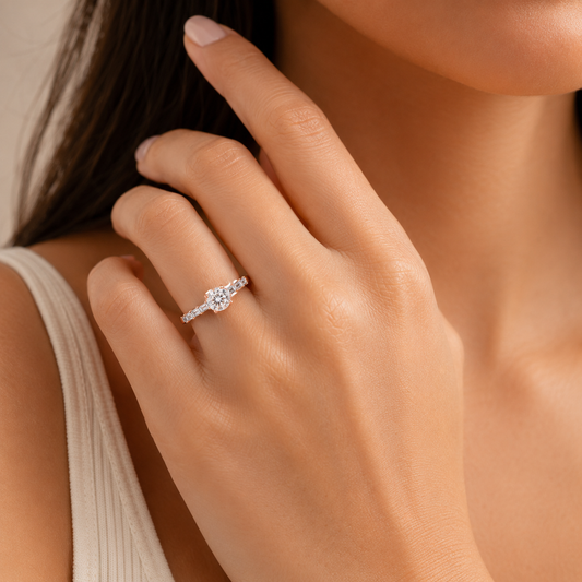 Prism Solitaire Ring