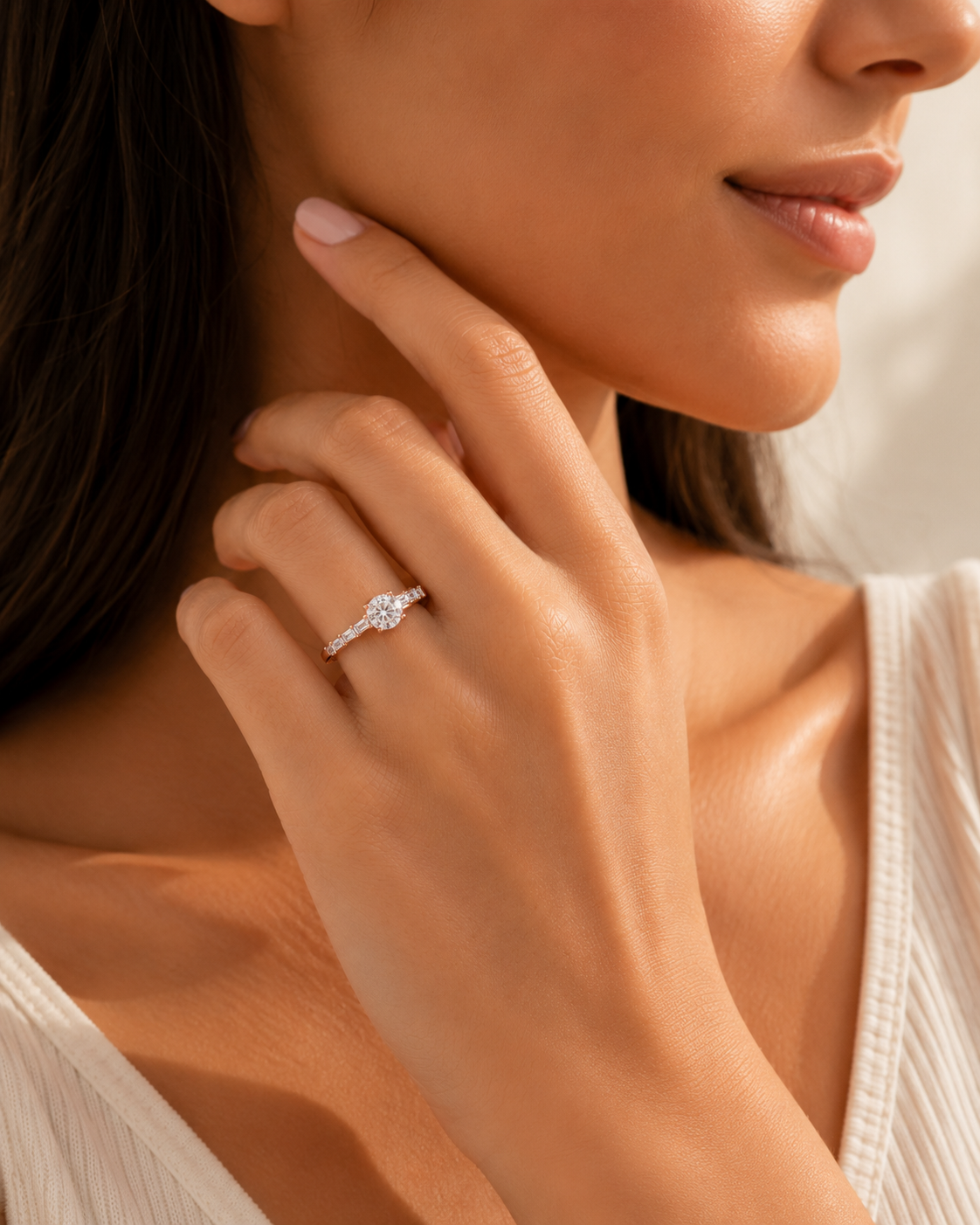 Prism Solitaire Ring