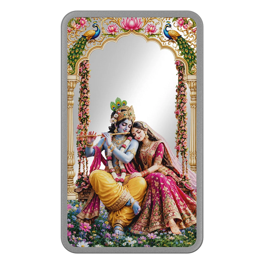 Radha Krishna 50gm Silver Bar | Limited Edition (5pcs left)
