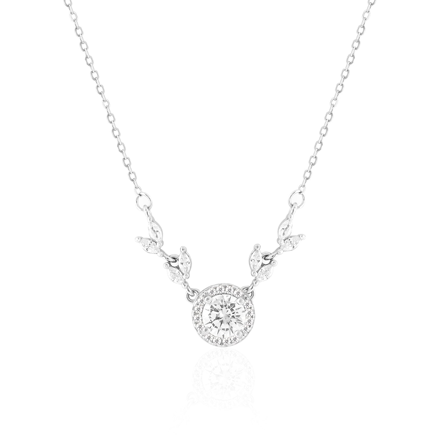 Solitaire Vine Pendant