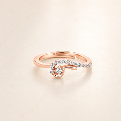 Celestial Loop Ring | Rose Gold