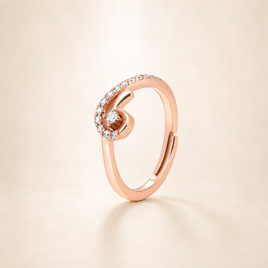 Celestial Loop Ring | Rose Gold