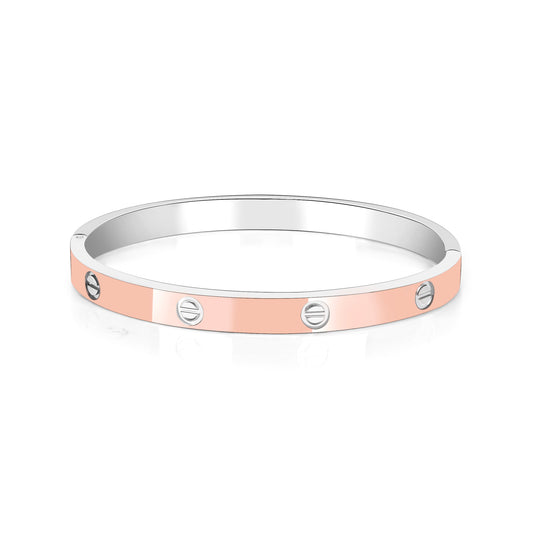 Rose Gold Screw Bracelet
