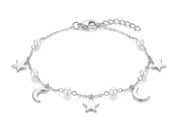 Moon & Stars Charm Bracelet
