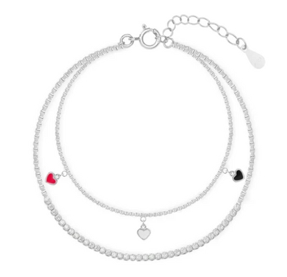 Trio Hearts Bracelet