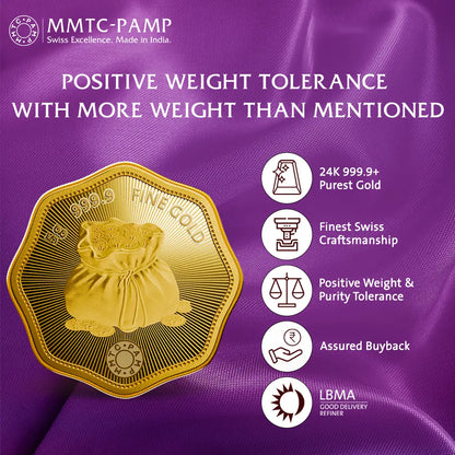5g Shubh Aarambh Gold Coin 24K (999.9+) Purest
