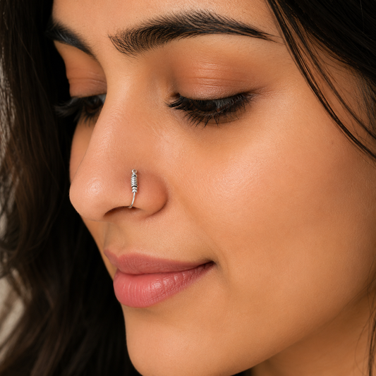 Spiral Hoop Nose Pin