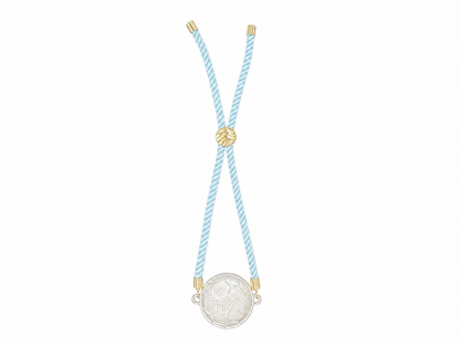 Soccer Keepsake Rakhi | Converts into a Silver Keychain | Free Key Ring Included