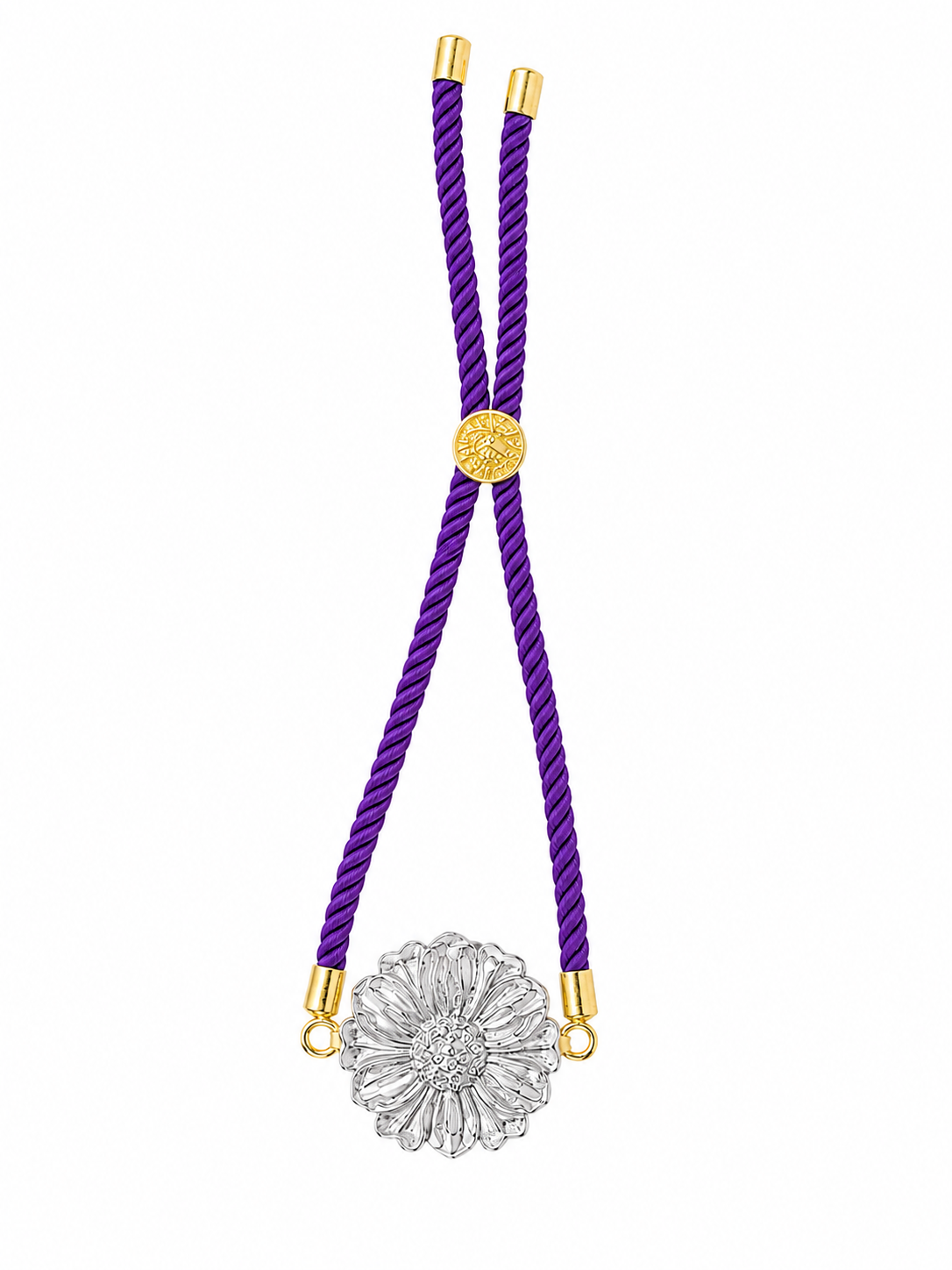 Flower Keepsake Rakhi | Converts into a Silver Keychain | Free Key Ring Included