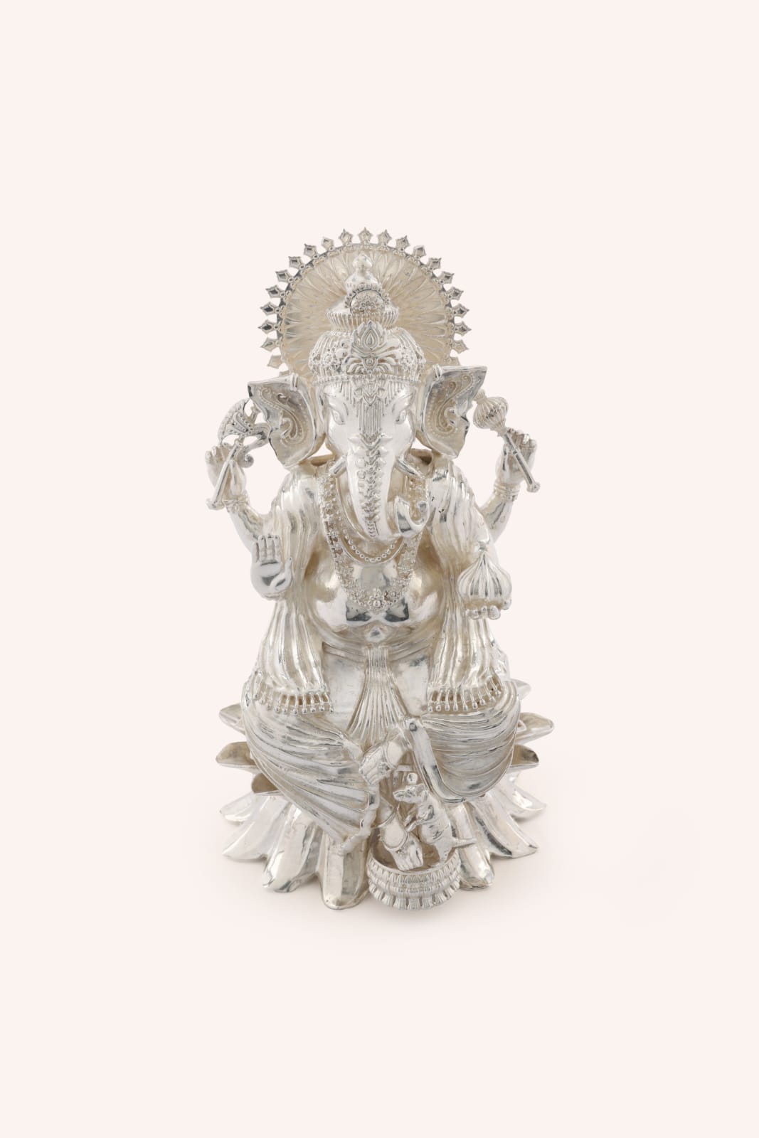 Lord Ganesh Silver Idol