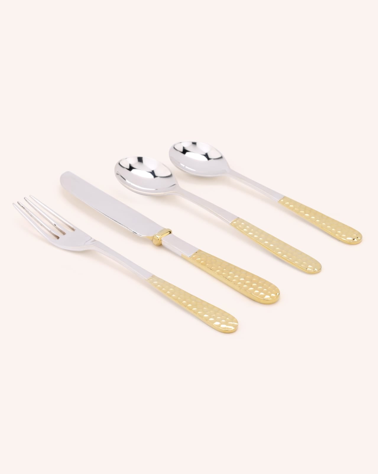 Dinner Spoon - Hammered Dinner Set