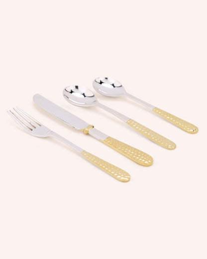 Dinner Spoon - Hammered Dinner Set