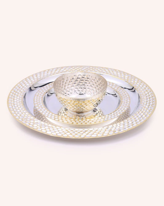Hammered Dinner Set