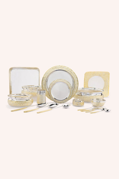 Hammered Dinner Set