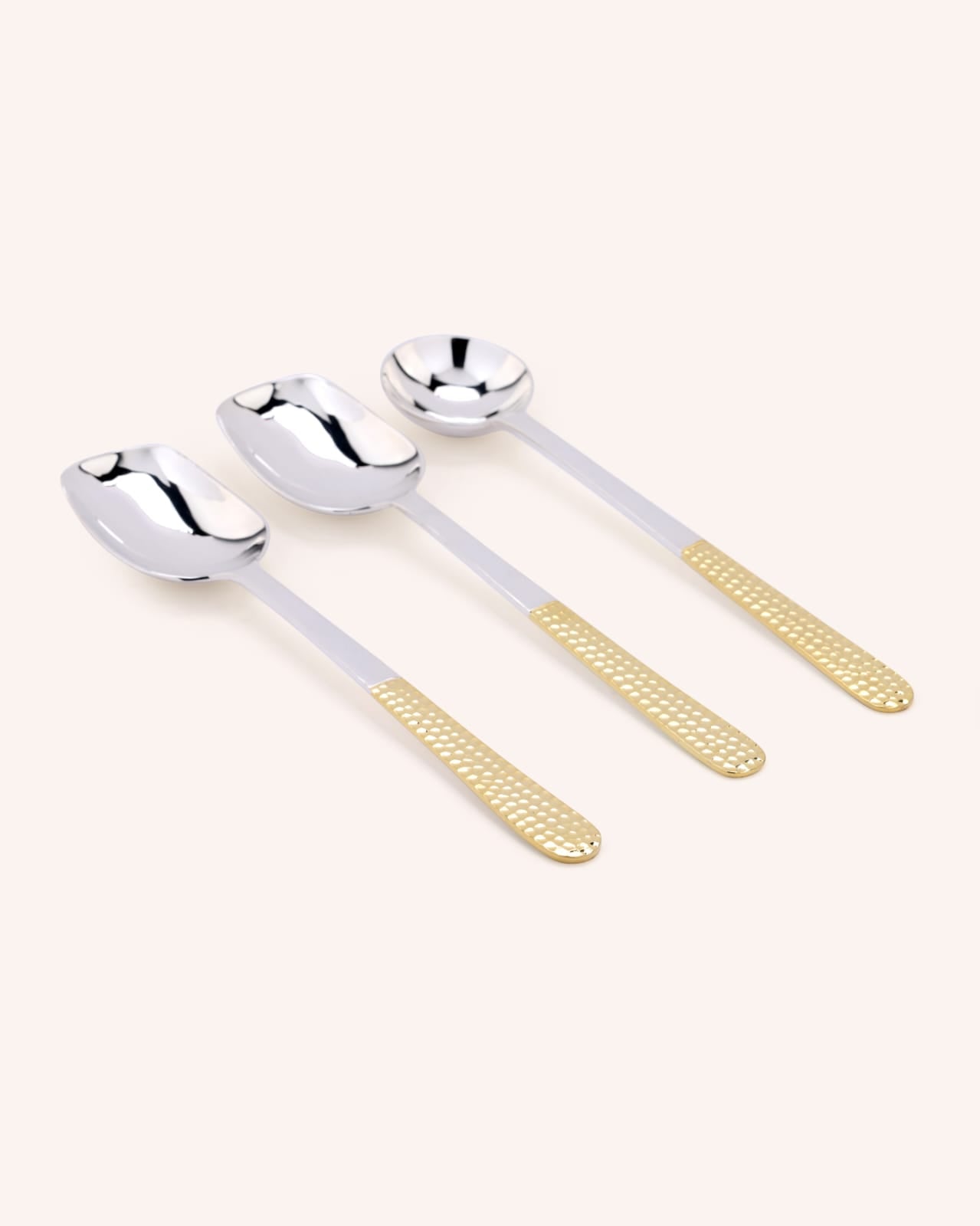 Rice Serving Spoon - Hammered Dinner Set