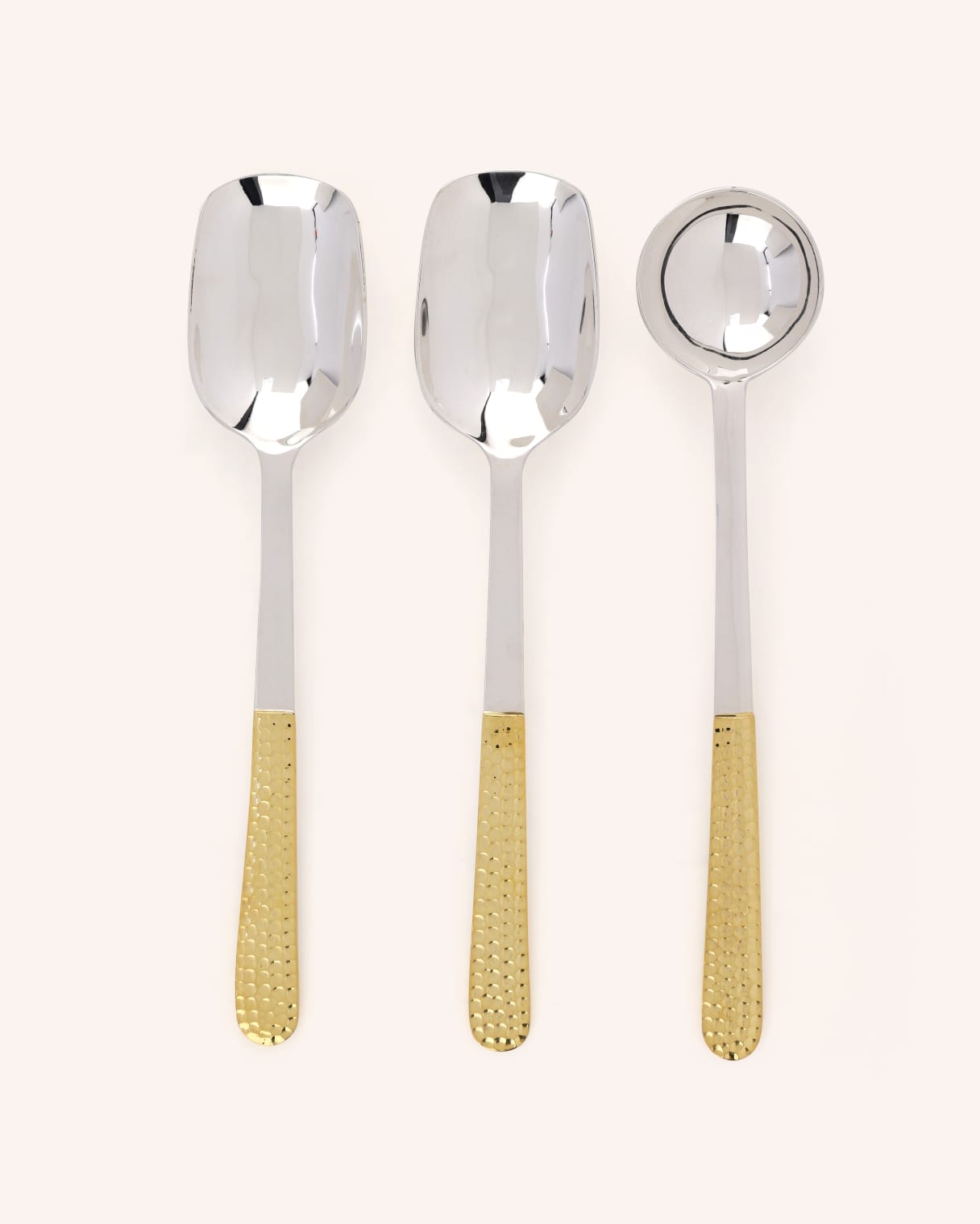 Rice Serving Spoon - Hammered Dinner Set