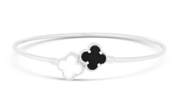 Yin & Yang Clover Bracelet