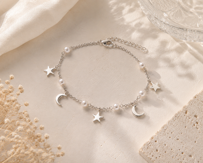 Moon & Stars Charm Bracelet