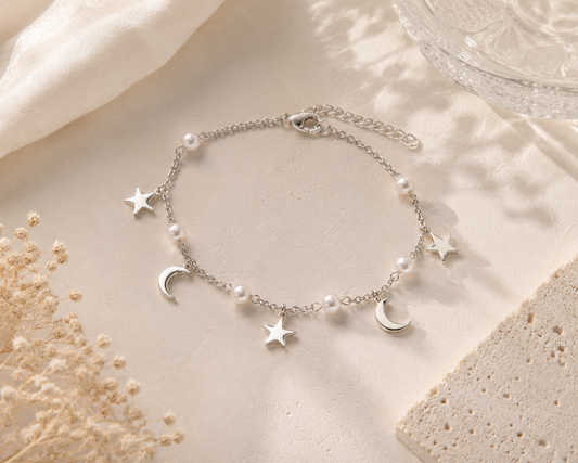 Moon & Stars Charm Bracelet