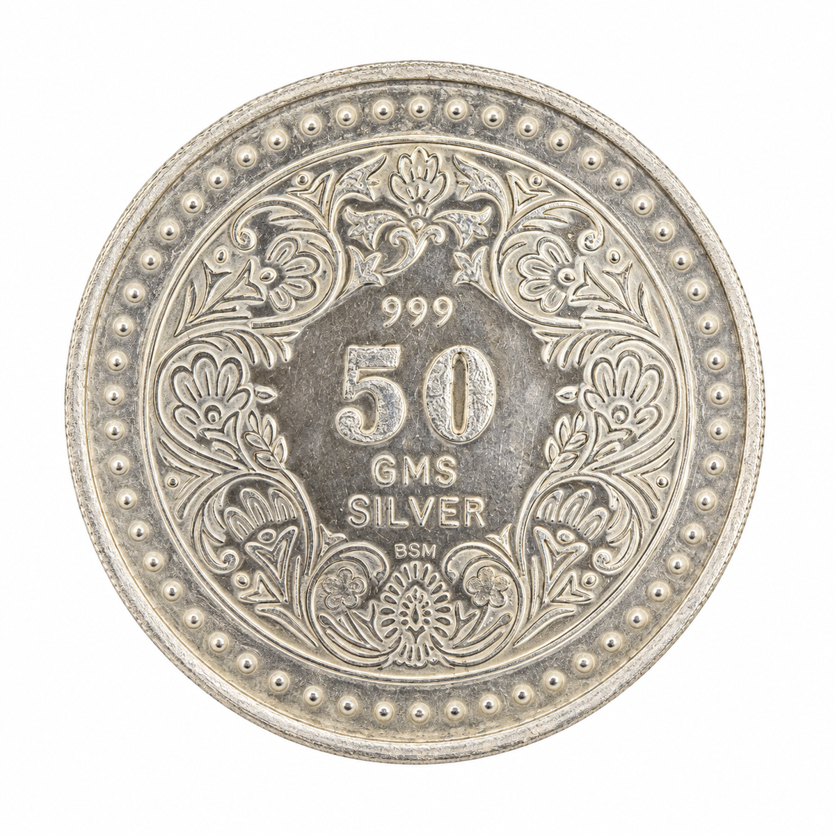 King George 50gm Silver Coin | Limited to 1 Piece | 999 Pure