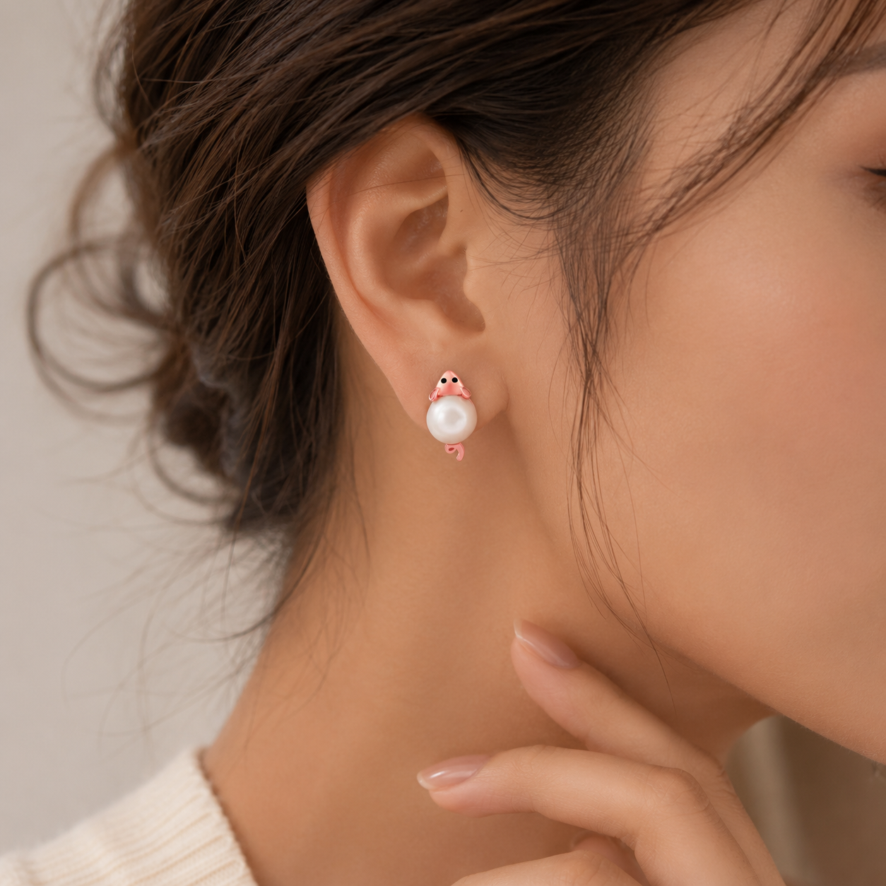 Pearl Pixie Studs