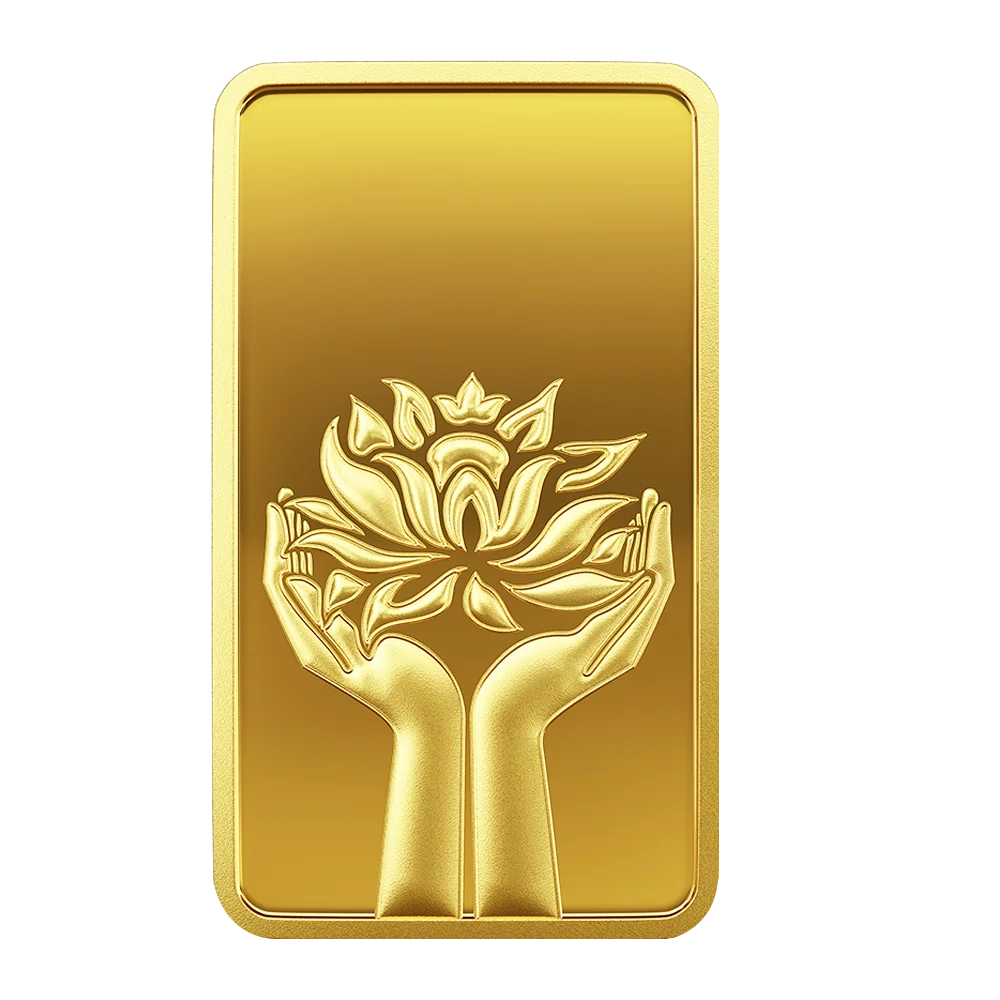 2g Lotus Gold Bar 24K (999.9+) Purest