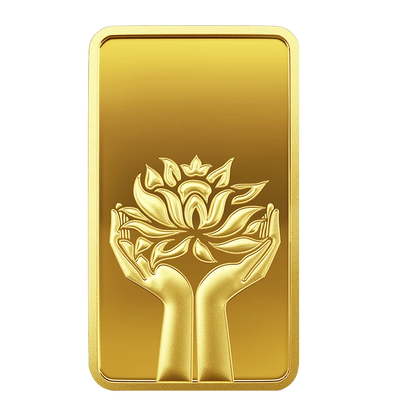 2g Lotus Gold Bar 24K (999.9+) Purest