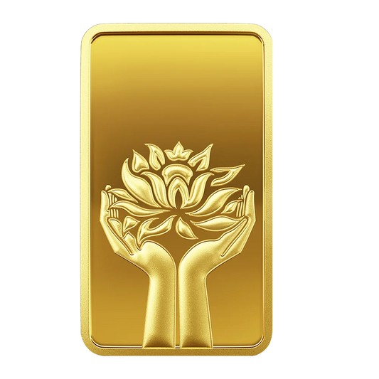 1g Lotus Gold Bar 24K (999.9+) Purest