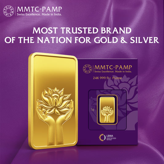 1g Lotus Gold Bar 24K (999.9+) Purest