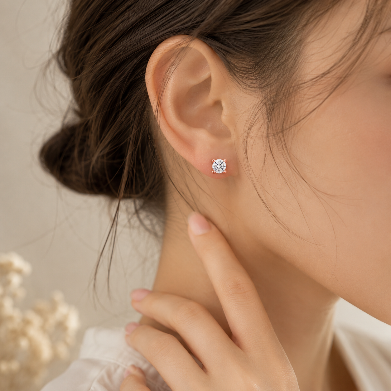 Rose Gold Studs